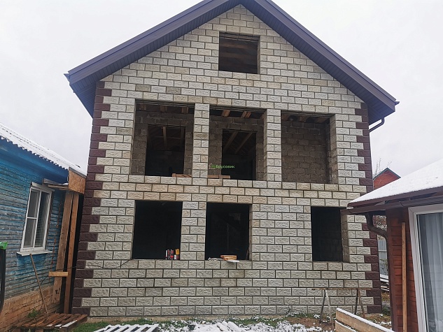 дом из теплоблоков п. Каримово Костромской район.