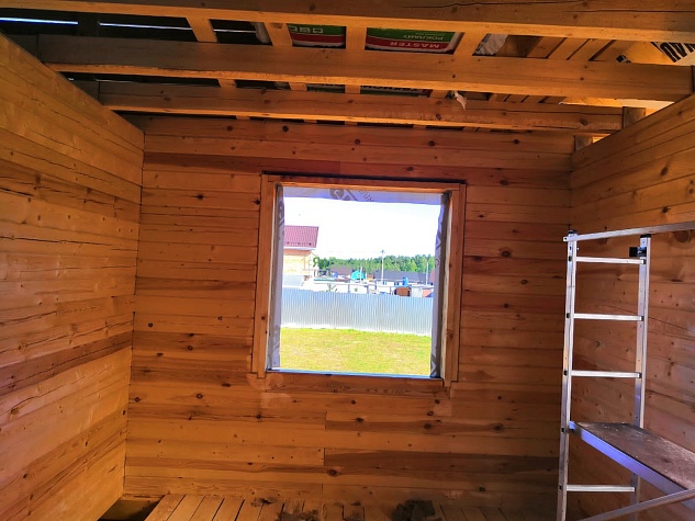 Отделка дома д. Назарьево после периода усадки