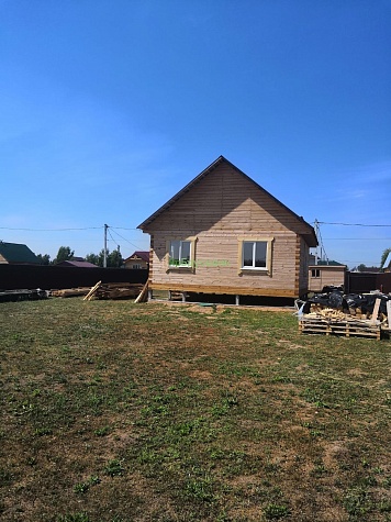 Отделка дома д. Назарьево после периода усадки