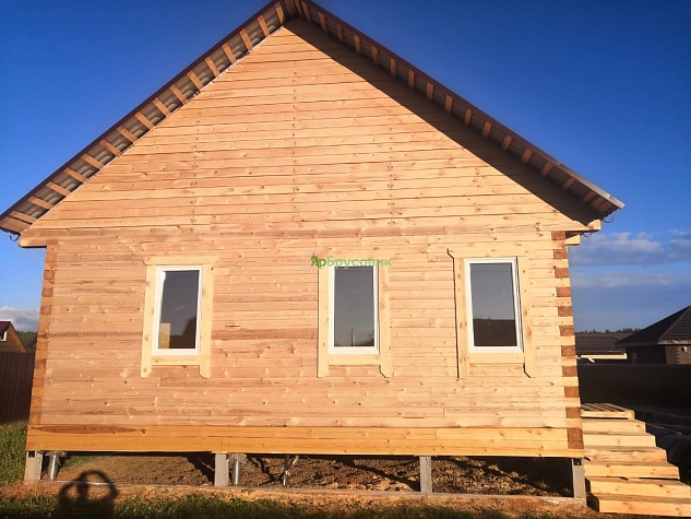 Отделка дома д. Назарьево после периода усадки