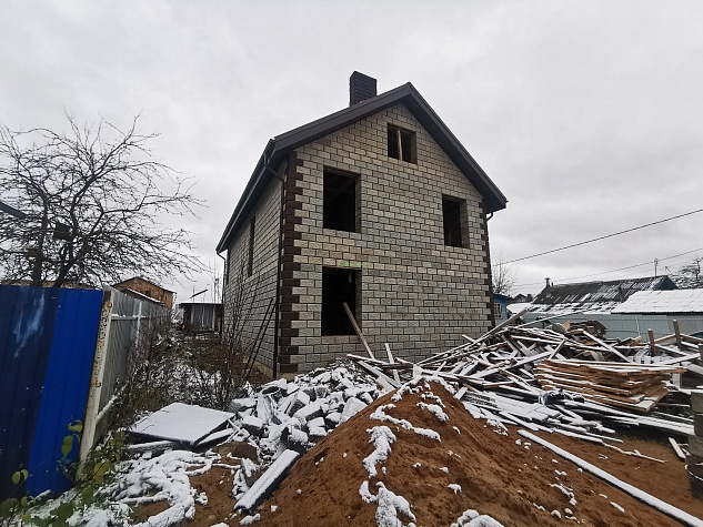 дом из теплоблоков п. Каримово Костромской район.