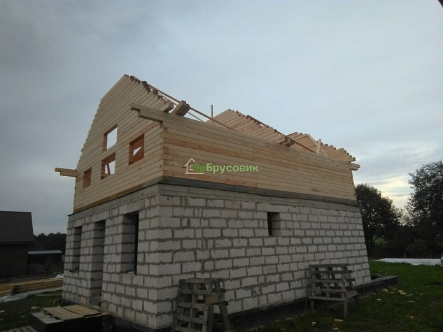 2-ой этаж комбинированного дома 