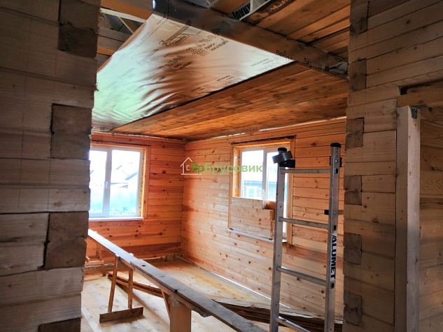 Отделка дома д. Назарьево после периода усадки