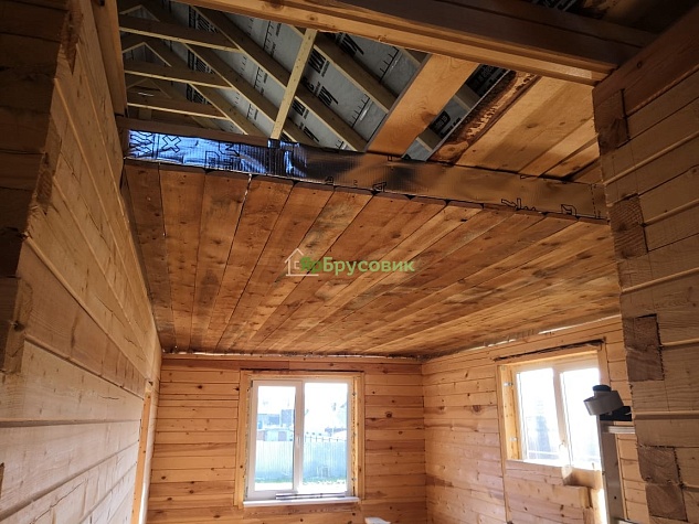 Отделка дома д. Назарьево после периода усадки