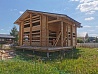 Московская область, Клинский район, индивидуальный проект с рубкой в чашу
