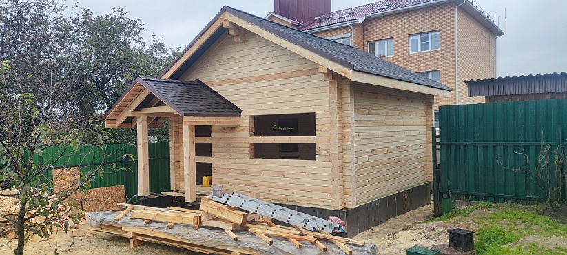 Баня с рубкой в чашу г. Калуга.