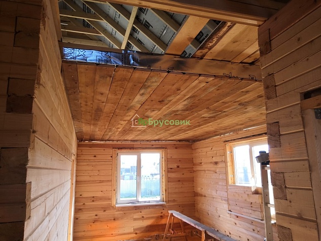 Отделка дома д. Назарьево после периода усадки