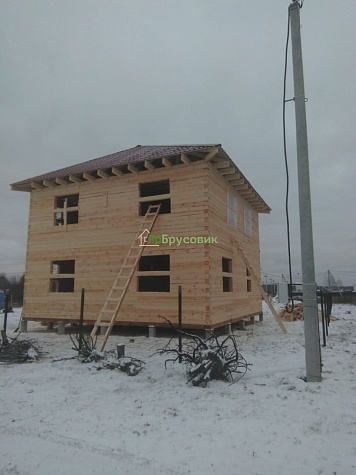 Строительство дома из бруса Раменский район д. Вишняково