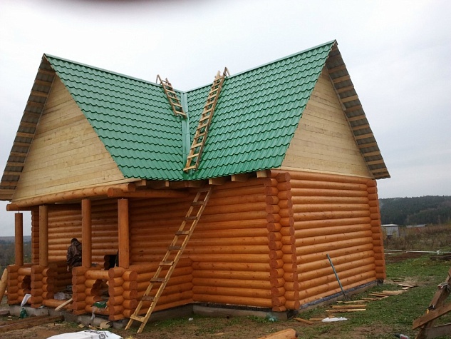 Бревенчатый дом