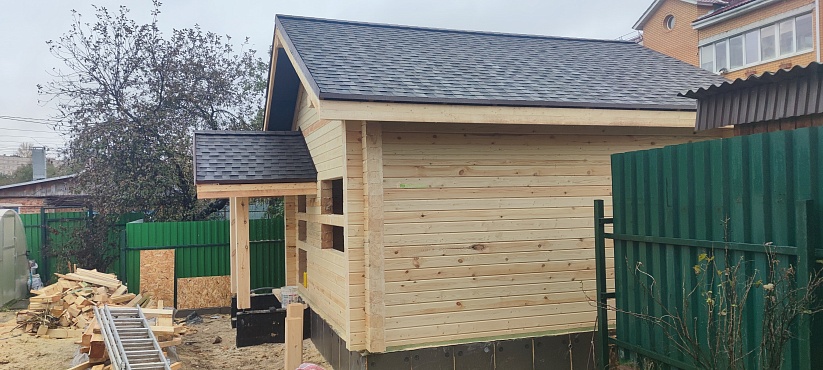 Баня с рубкой в чашу г. Калуга.