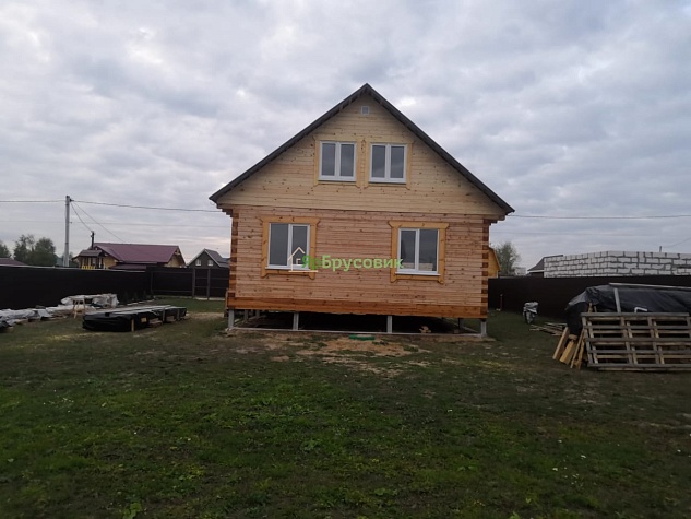 Отделка дома д. Назарьево после периода усадки