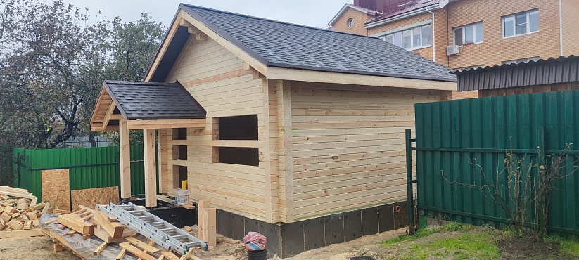 Баня с рубкой в чашу г. Калуга.